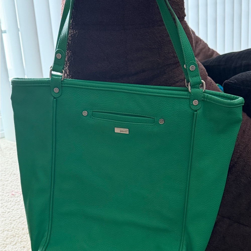 Elegant Green Tote Bag by Fossil